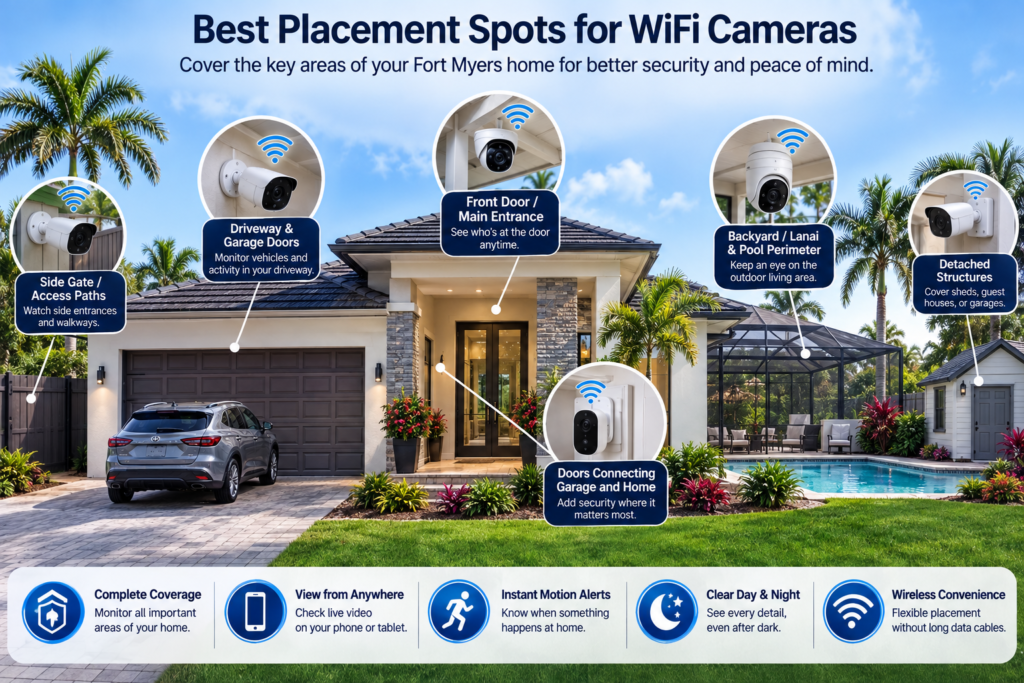 Best Placement Spots for WiFi Cameras